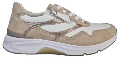 Produktbild von Gabor Rollingsoft weiss oak sportlicher Schnürer Mehrfarbig