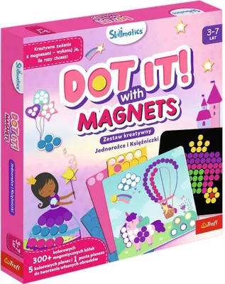 Produktbild von TREFL Skillmatics Kreativset, Dot It! Einhörner und Prinzessinnen 62600