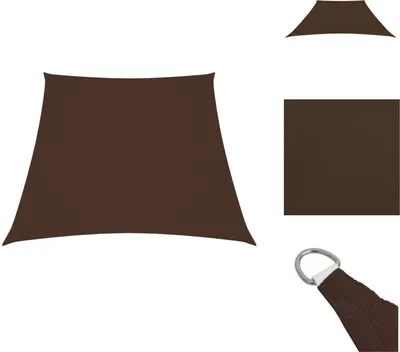 Obrázok produktu pre vidaXL Markíza Oxford trapézová 2/4x3 m hnedá - Slnečníky a tienidlá