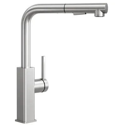 Produktbild von Cecipa MAX 304 Edelstahl Küchenarmatur | Ausziehbar & 360° Drehbar | Schwarz Matt | 2-in-1 Sprühfunktion
