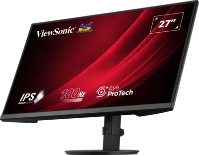 Produktbild von Viewsonic VA VA2708-HDJ, 68,6 cm (27"), 1920 x 1080 Pixel, Full HD, LED, 5 ms, Schwarz