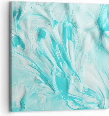 Produktbild von Bild auf Leinwand - Leinwandbild - Blume Abstraktion - 70x70cm - Wand Bild - Wanddeko - Wandbilder - Leinwanddruck - Bilder - Kunstdruck - Wanddekoration - Leinwand bilder - Wandkunst - AC70x70-3827