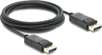 Immagine prodotto di Delock Koaxiales DisplayPort Kabel 8K 60 Hz mit Geflechtmantel 2 m