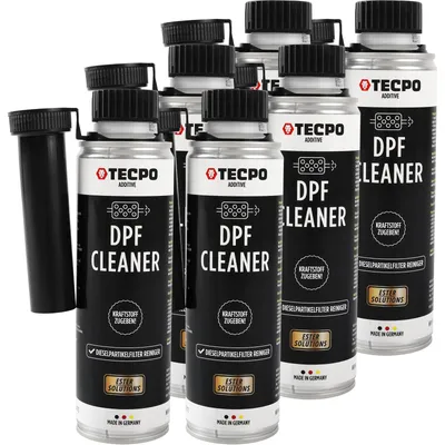 Produktbild von TECPO 6x Partikelfilter Reiniger Diesel DPF, 300ml DPF Diesel Reiniger Additiv Zusatz Kraftstoffzusatz Dieselpartikelfilter Reiniger Dieselkraftstoffadditiv