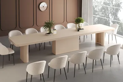 Produktbild von Design Esstisch Tisch Portono XXL ausziehbar 160 bis 412 cm Esszimmer