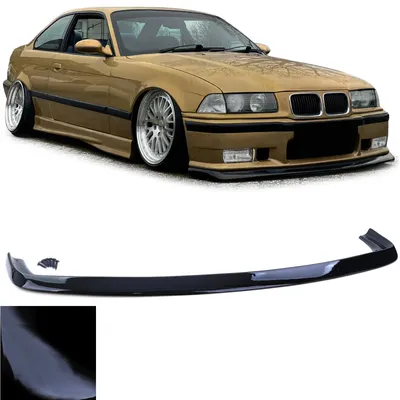 Produktbild von Spoiler Frontspoiler Schwarz Glanz für BMW 3er E36 1990-1999 mit M-Paket