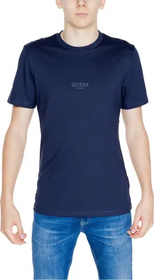 Produktbild von Guess Herren T-Shirt Blau 474973 : Größe - M Größe: M