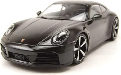 Produktbild von Minichamps 155064022 Porsche 911 (992.2) Carrera Coupe 2024 schwarz metallic 1:18