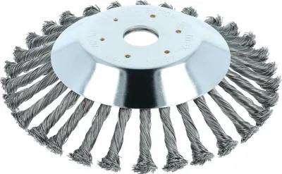 Produktbild von vhbw Metall-Unkrautbürste kompatibel mit Makita DBC CG430N Gartengerät, Freischneider - Ø 20 cm