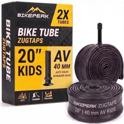 Zdjęcie produktu dla Dętka rowerowa 20 cali zawór schrader do roweru zestaw 2 szt