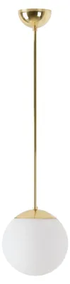 Immagine prodotto di OSMONT ADR70450 ADRIA P1 apparecchio a sospensione in vetro ottone lucido / bianco IP40 3000 K 9W LED DALI