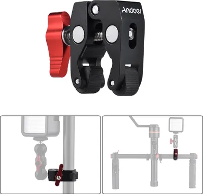 Obrázek produktu pro Andoer Krabbenzange Clip Super Clamp mit 1/4