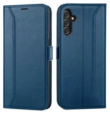 Obrázek produktu pro Pouzdro na mobilní telefon pro Samsung Galaxy A34 5G kryt flipové pouzdro skládací pouzdro ochranný kryt, modré