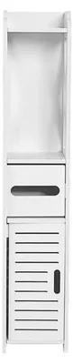 Produktbild von Badezimmerschrank Hochschrank Weiß 20 x 20 x 80 cm