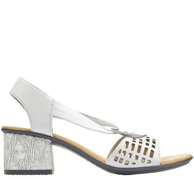 Produktbild von Rieker Damen Klassische Sandalen 64675-80 Farbe:Weiß Größe: 41