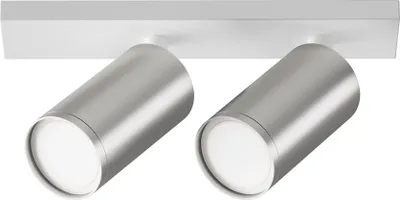 Produktbild von Maytoni Deckenspot FOCUS S, Aluminium, weiß/silber, 2-flammig, dimmbar, IP20