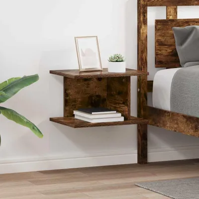 Immagine prodotto di vidaXL Comodino 2 pezzi Rovere affumicato 40 x 30 x 25 cm