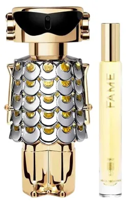 Zdjęcie produktu dla Zestaw Paco Rabanne: Fame Eau de Parfum dla kobiet, 80 ml + Fame Eau de Parfum dla kobiet, 10 ml