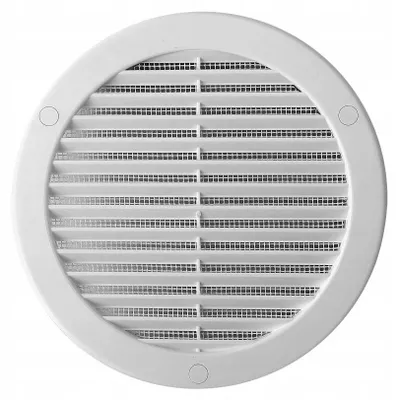 Produktbild von Awenta TRU18 Lüftungsgitter rund, Ø 150 mm, weiß