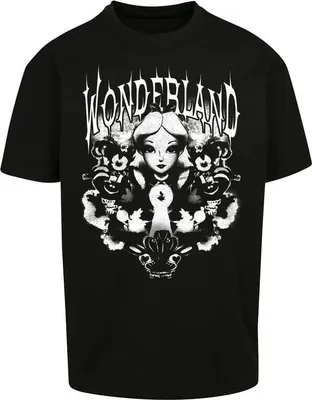 Produktbild von Alice im Wunderland Oversize T-Shirt Herren Roschach schwarz M