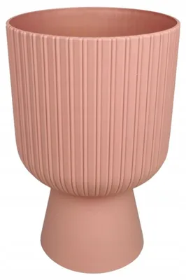 Imagen del producto de Macetas rosas con un soporte, 26,5 x 17,8 cm, modelo Universal Classic ECO, marca Keli