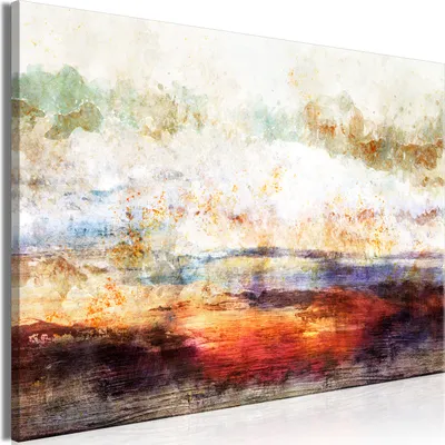Image de Toile italienne - Gold Rush (1 Part) Wide 90x60 cm Abstrait a-A-0797-b-a