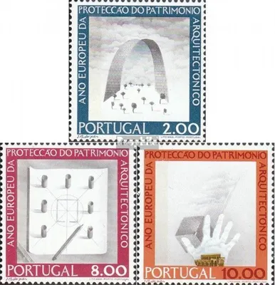 Produktbild von Briefmarken Portugal 1975 Mi 1298-1300 (kompl.Ausg.) postfrisch Europäisches Denkmalschutzjahr