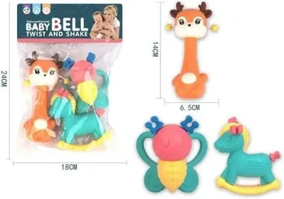 Zdjęcie produktu dla Grzechotki 3szt - Merkpol