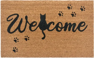 Produktbild von Hanse Home Mix Mats Fußmatte Kokos Cat Paws Welcome