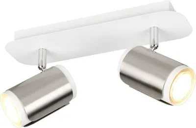 Image de Plafonnier, luminaire de plafond, métal, mat, réglable, H16cm