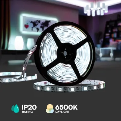 Obrázek produktu pro Světelné pásky LED - Světelné pásky 3528 - 120 - IP20 - 6500K - 5m role