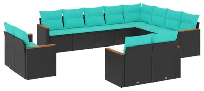 Productafbeelding van Buitenbank - Tuinbank - Zitbank - Tuinmeubel - Loungebank - Weerbestendig Polyrattan