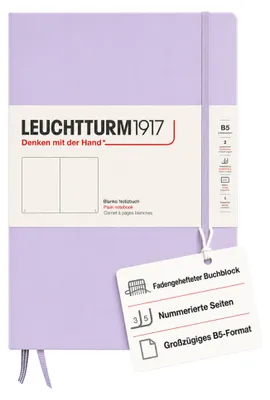 Zdjęcie produktu dla LEUCHTTURM1917 368149, zeszyt notatkowy typu "Composition" (format B5), twarda okładka, 219 ponumerowanych stron