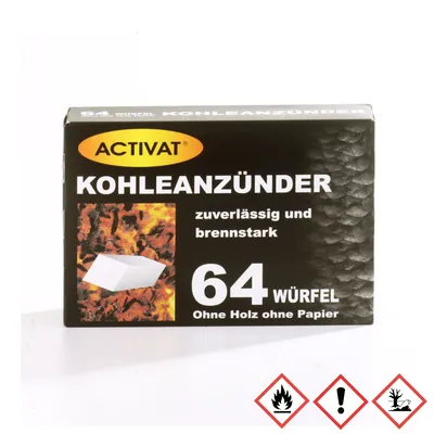 Zdjęcie produktu dla Zapalniczka Activat na węgiel drzewny bardzo niezawodna i wydajna 64 kostki