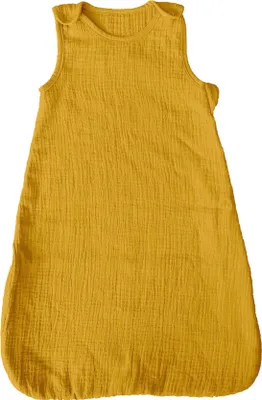 Image de Gigoteuse en gaze de coton 50 x 90 cm jaune
