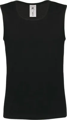 Produktbild von Herren-T-Shirt, ärmellos - B&C Athletic Move - black - Größe XL