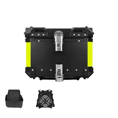 Obrázek produktu pro Box na motocyklovou přilbu, CNC hliníková konstrukce, zadní schránky na nářadí, 45L černá