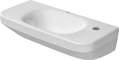 Immagine prodotto di Duravit lave-mains DuraStyle 50cm sans trop-plein, avec plage de robinetterie, robinetterie à droite, 07135000081, 07135000081