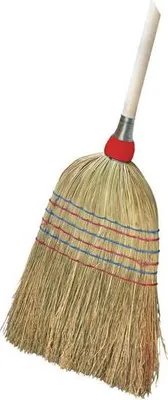 Image de Balai paille de riz - manche bois
