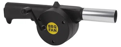 Obrázek produktu pro Mini ventilátor na grilování, odolný vůči vysokým teplotám, snadno se čistí, ruční, přenosný, černý