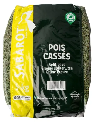 Produktbild von Sabarot Grüne Spalterbsen 5000g – Getrocknete Erbsen, ballaststoffreich, vielseitig