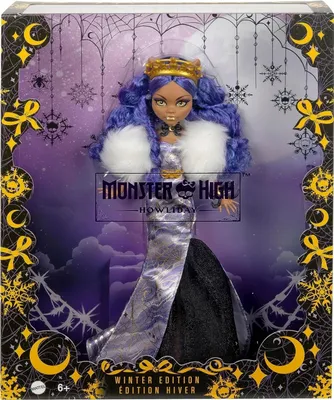 Image de Mattel Monster High Collectible Winter Edition Poupée Loup Clawdeen