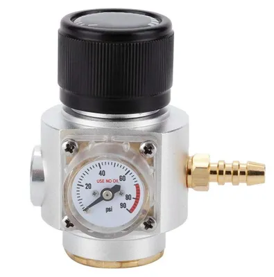 Produktbild von CO2 Mini-Gasregler - CO2-Ladegerät-Kit - 0-90 psi - Geeignet für Natriumwasserflaschen