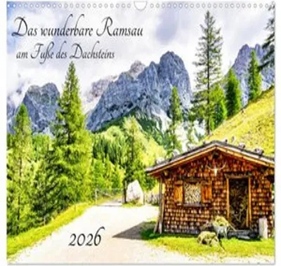 Produktbild von Das wunderbare Ramsau am Fuße des Dachsteins (Wandkalender 2026 DIN A3 quer), CALVENDO Monatskalender