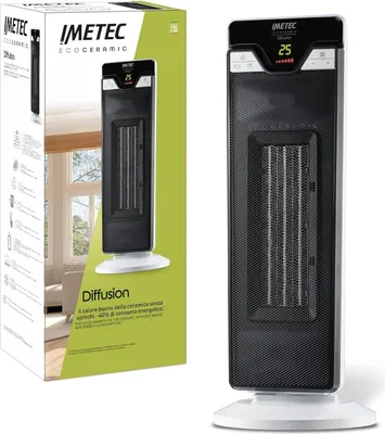 Immagine prodotto di Imetec Diffusion Indoor Nero, Bianco 2200 W Termoventilatore elettrico