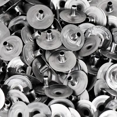 Produktbild von 50 Dochtfuß Teelichdocht Kerze Kerzendocht Kerzenwachs Docht Bis 2,5mm H: 6,4mm