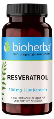 Produktbild von Bioherba Resveratrol 100 mg 100 Kapseln