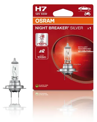 Image de Ampoule automobile Osram Night Breaker Silver H7 12 V 55 W