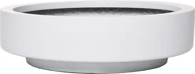 Immagine prodotto di Vaso decorativo ESCADA LOW in fibra di vetro, bianco, 30x9 cm