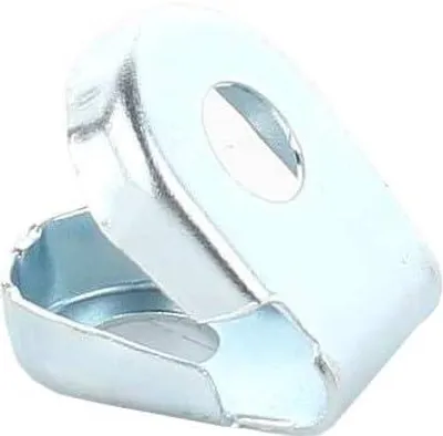 Immagine prodotto di Morsetto di fissaggio LogistSystem, clip per recinzione, rivestito e colorato. Ideale per il fissaggio di pannelli e cancelli. Zincato e verniciato. Confezione: 1 pezzo